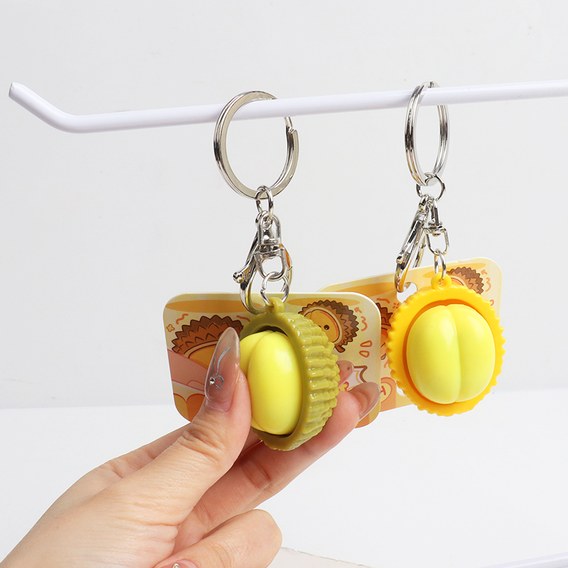 Durian Fruit Fidget Clicker Key chain
